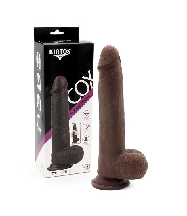 Realistischer Gleitende Haut Dildo 19,5-24 cm | Handgefertigt & flexibel