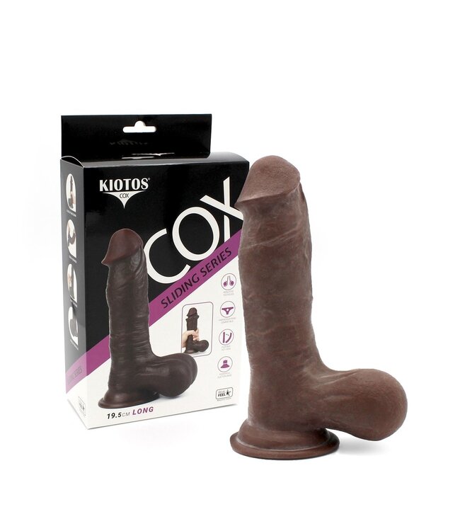 Realistic Bendable Sliding Skin Dildo 19.5-24 cm for Ultimate Pleasure