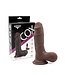 Cox Sliding Skin Realistische Flexibele Dildo 19,5-24 cm TPE Dual Density