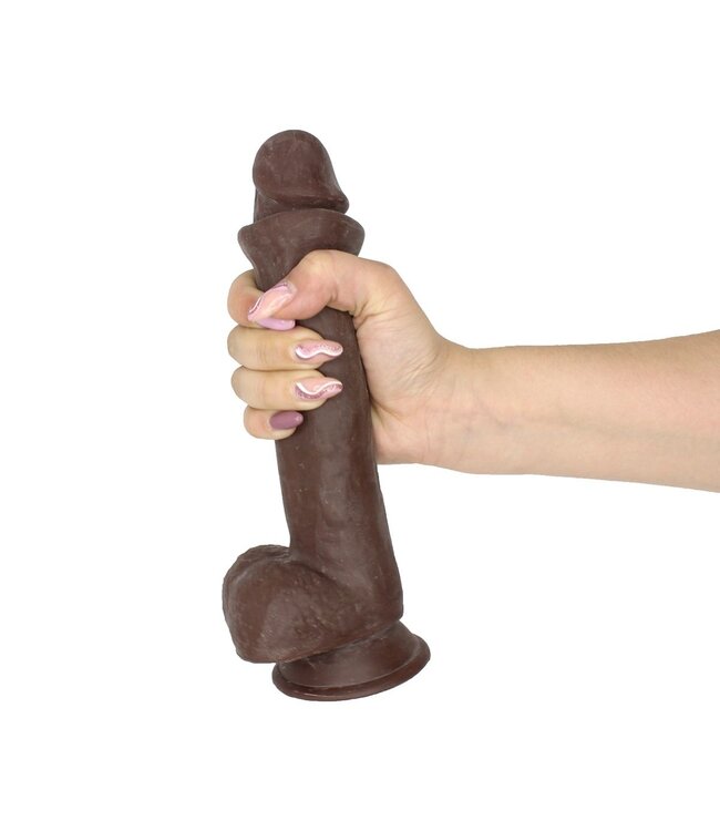 Cox Sliding Skin Realistische Flexibele Dildo 19,5-24 cm TPE Dual Density