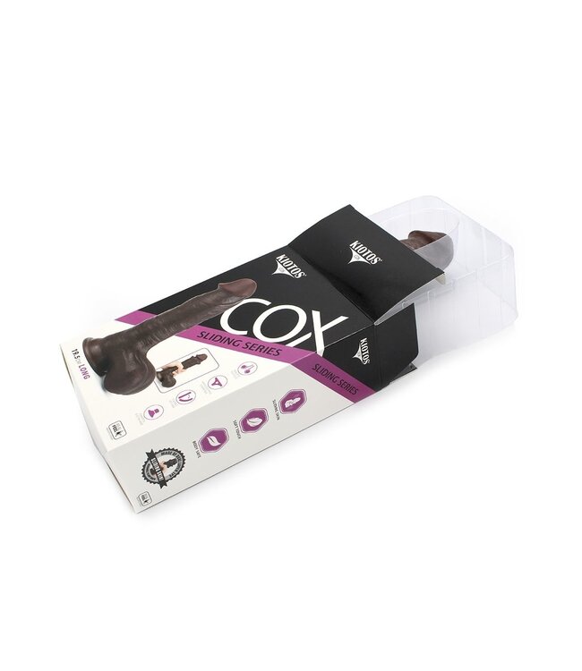 Cox Sliding Skin Realistische Flexibele Dildo 19,5-24 cm TPE Dual Density