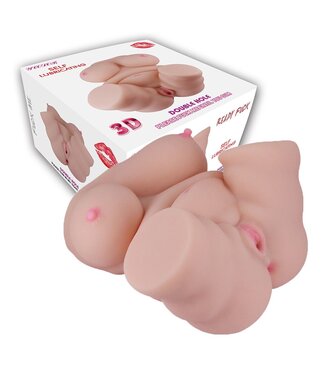 Masturbator Realistische Vaginaal & Anaal Plezier Met Volumineuze Borsten (M)