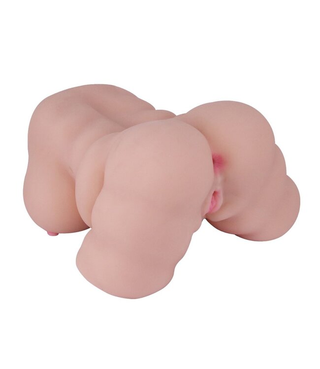 Chubby Tits Masturbator - Realistic Vagina & Anus for Ultimate Pleasure