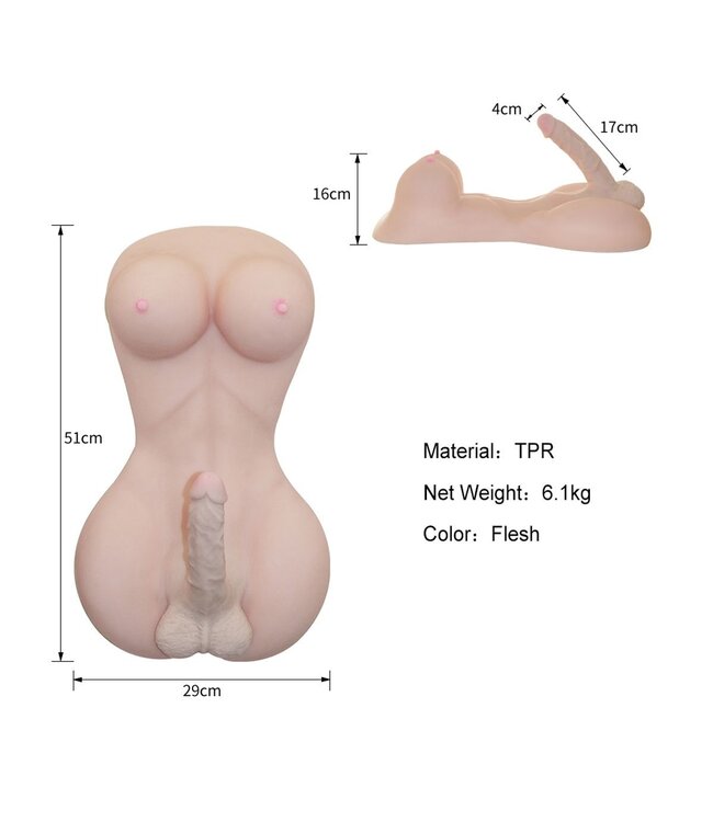 Intense She-Male Body Masturbator for Ultimate Pleasure & Stamina