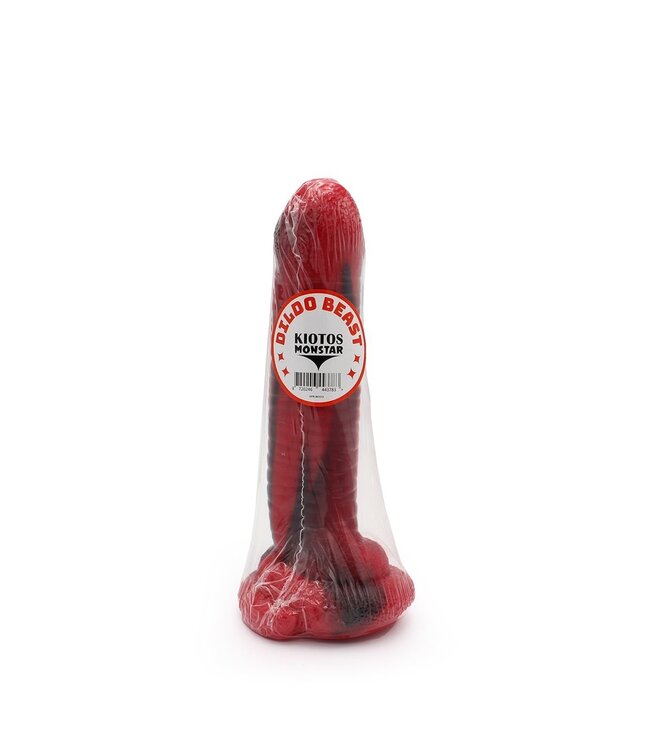 Kiotos Monstar Kiotos Monstar Beast Snake Dildo 23.5 cm - Silicone, Tie-Dye Design