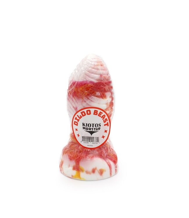 Kiotos Monstar Kiotos Monstar Beast Dildo 16.5 cm - Tie Dye Silicone Pleasure Tool