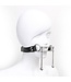 Adjustable Stainless Steel Tongue Clamp with Leather Strap for Comfort