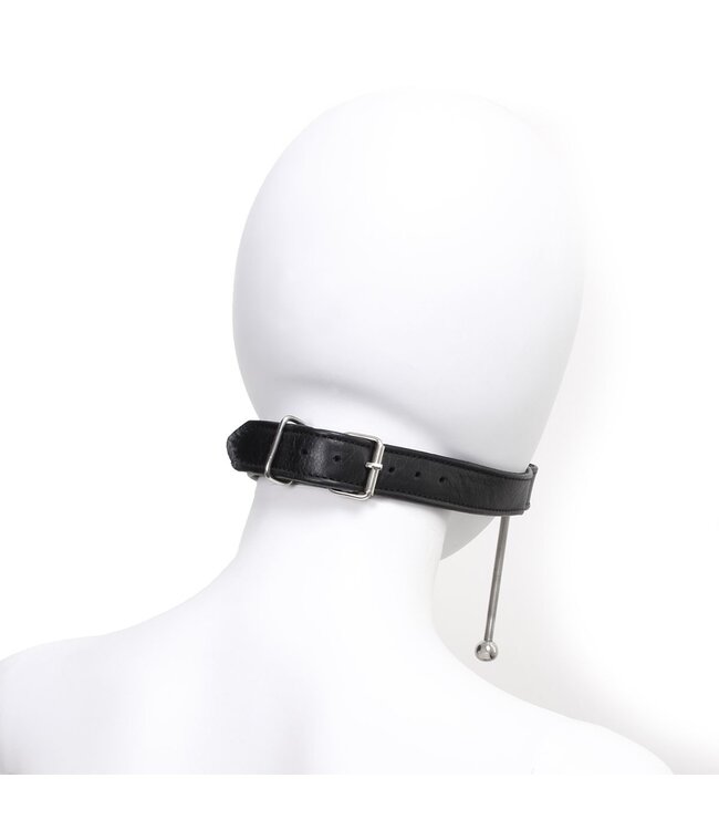 Adjustable Stainless Steel Tongue Clamp with Leather Strap for Comfort
