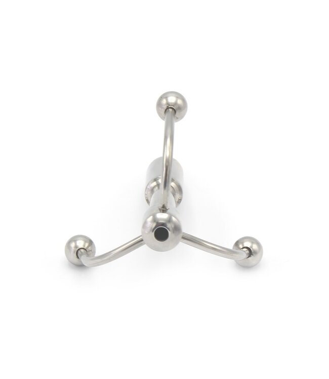Kiotos Steel Grappling Hook Stainless Steel Penis Plug - Unique & Comfortable Stimulation