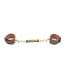 Rainbow Vegan PU Leather Handcuffs - Durable & Adjustable BDSM Gear