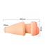 Butt Plug Masturbator 2-in-1 Zacht Comfortabel 20 cm 8 cm Diameter