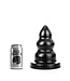All Black All Black Buttplug Met Drie Ronde Bobbels En Stevige Basis – 3 Maten