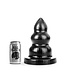 All Black All Black Buttplug Met Drie Ronde Bobbels En Stevige Basis – 3 Maten