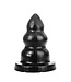 All Black All Black Buttplug Met Drie Ronde Bobbels En Stevige Basis – 3 Maten