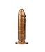 Chisa Dildo Dark Muscle Gold 22 cm Met Zuignap Realistisch Zacht PVC