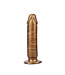 Chisa Dildo Dark Muscle Gold 22 cm Met Zuignap Realistisch Zacht PVC