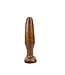 Chisa Dark Muscle Gold Buttplug 15,5 cm | Realistisch & sicher mit Saugnapf