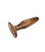Chisa Dark Muscle Gold Buttplug 15,5 cm | Realistisch & sicher mit Saugnapf