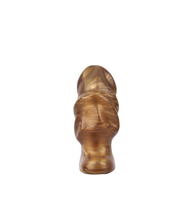 Chisa Dark Muscle Gold Collectie Realistische Anaalplug 9,2 cm Met Zuignap
