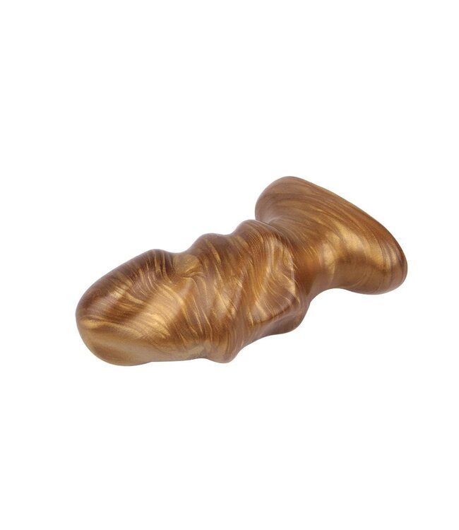 Chisa Dark Muscle Gold Collectie Realistische Anaalplug 9,2 cm Met Zuignap