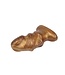 Chisa Dark Muscle Gold Collectie Realistische Anaalplug 9,2 cm Met Zuignap