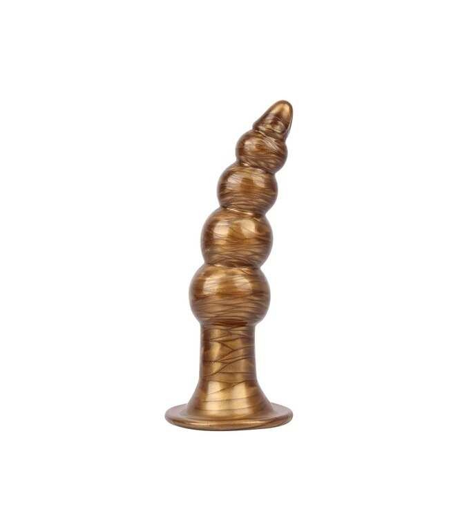 Chisa Gold Colt Bisley Anale Plug S|M|L Met Zuignap – Realistisch PVC, Veilig