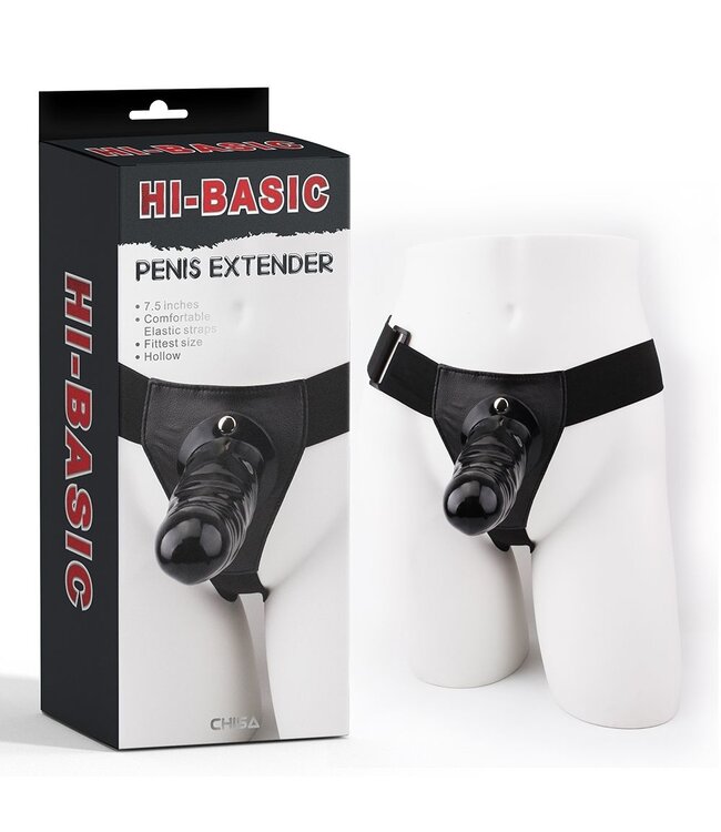 Elastischer Strap-On Penisverlängerer 19 cm – für extra Vergnügen