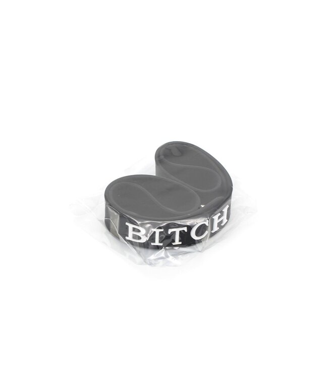 KIOTOS X Luxus Silikonhalsband „BITCH, SLUT oder SLAVE“ von Kiotos X - Spiel und Stil
