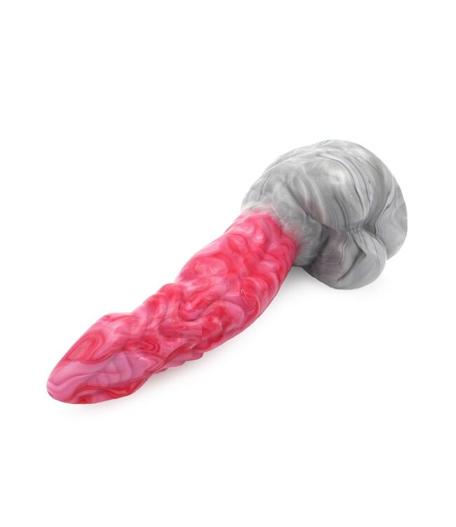 Kiotos Monstar Kiotos Monstar Beast 22 cm Siliconen Dildo Met Zuignap Rood-Grijs-Wit