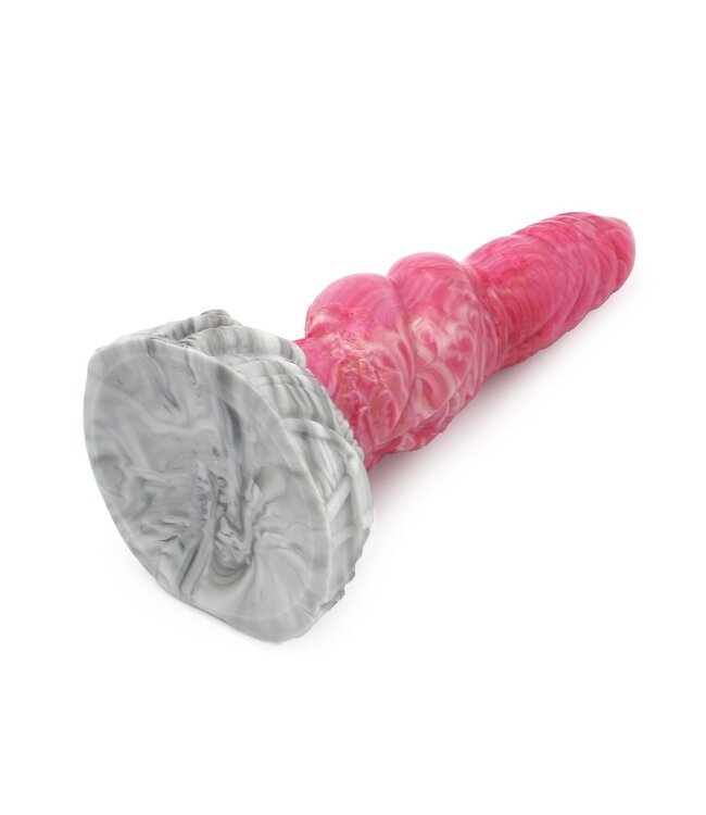 Kiotos Monstar Kiotos Monstar Elegant Silicone Dildo 22,5 cm Met Zuignap En Driekleurig Ontwerp