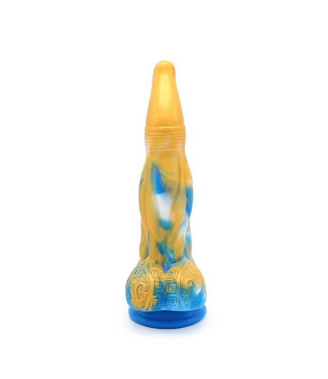 Kiotos Monstar Kiotos Monstar Beast 25.5cm Dildo - Medical Silicone, Tie Dye Design