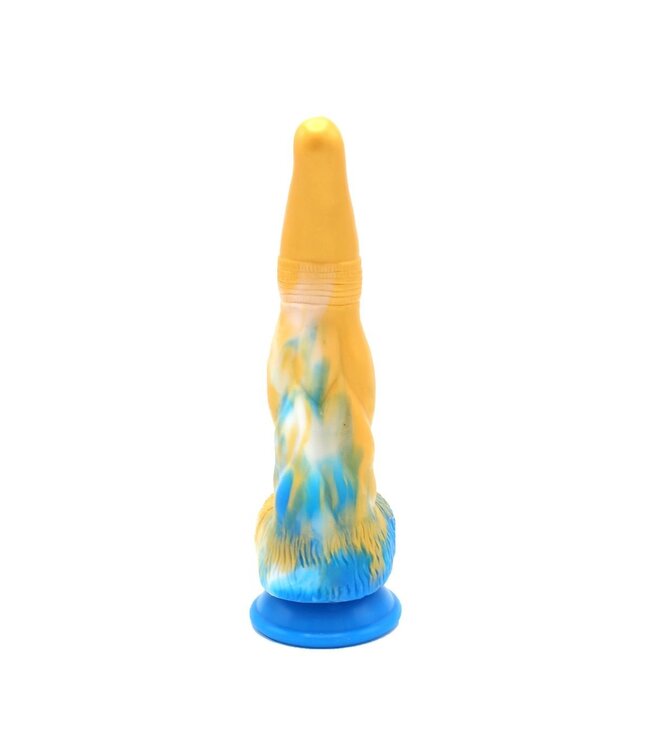 Kiotos Monstar Kiotos Monstar Beast 25.5cm Dildo - Medical Silicone, Tie Dye Design