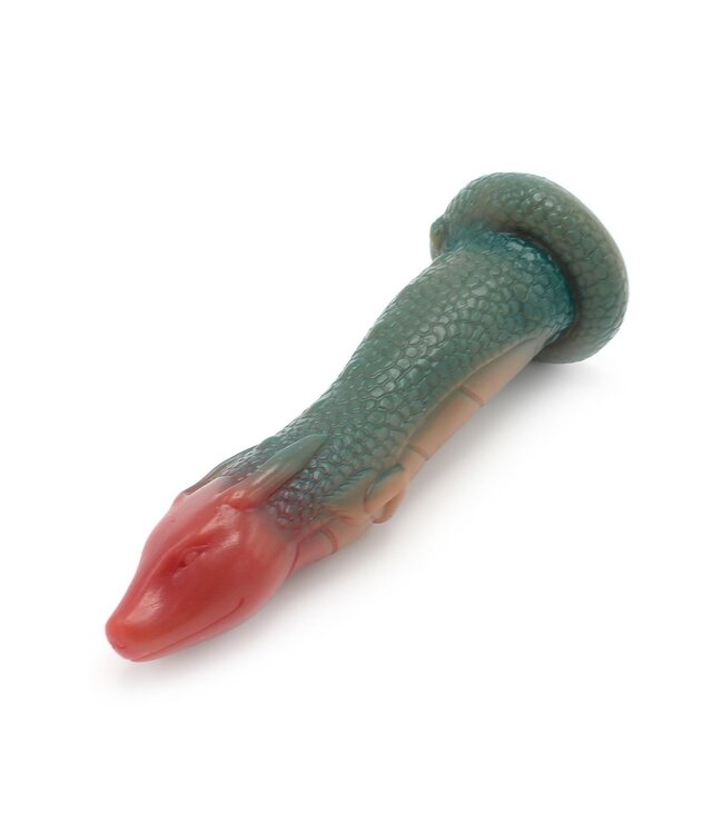 Kiotos Monstar Kiotos Monstar Crazy Lizard Dildo 19,5 cm Medisch Siliconen Met Zuignap