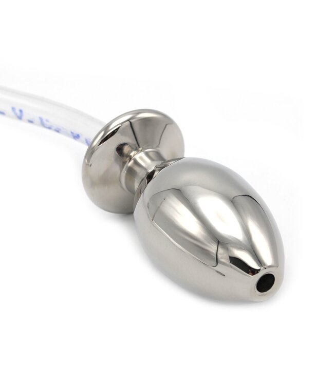 Kiotos Steel Kiotos Steel Holle Urethrale En Anale Plug Met Flexibele Slang 72cm