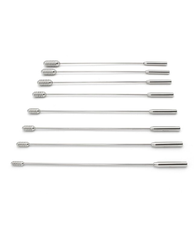 Kiotos Steel 8-Piece Surgical Stainless Steel Urethral Sound Set with Luxury Case