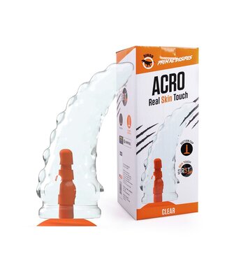 Dinoo XXL Realistische Dildo Met Oranje Zuignap 33 cm RST Materiaal