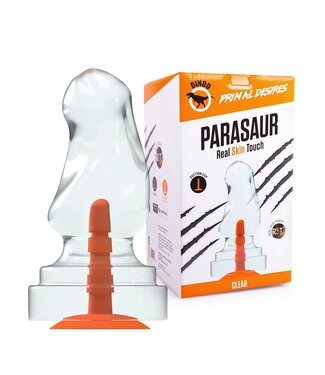 Dinoo Primal Parasaur Extra Groot RST Dildo Met Oranje Zuignap 32,5 cm