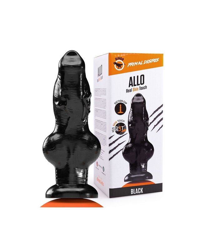 Dinoo Real Skin Touch Extra Grote 30 cm Dildo Met Oranje Zuignap
