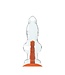 Dinoo Real Skin Touch Extra Grote 30 cm Dildo Met Oranje Zuignap
