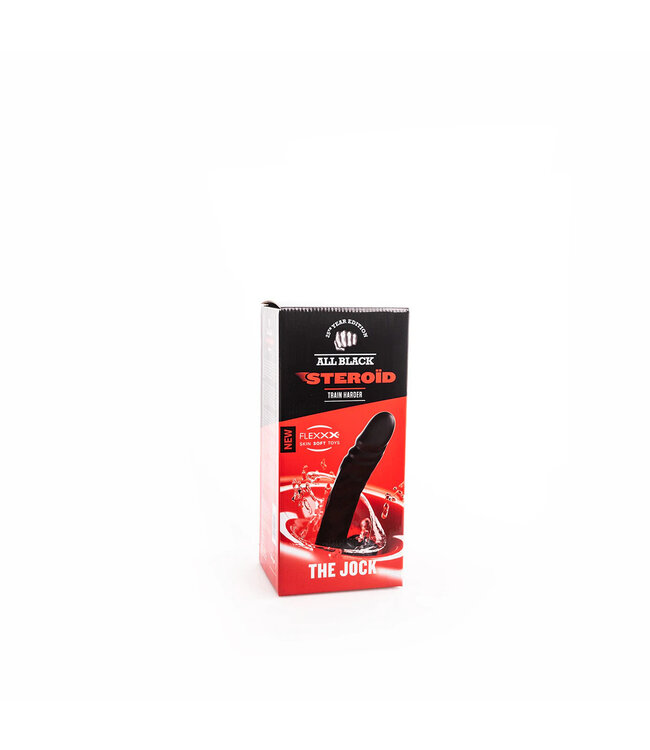 All Black Steroid Anaal Dildo The Jock 27 cm Realistische FLEXXX Textuur