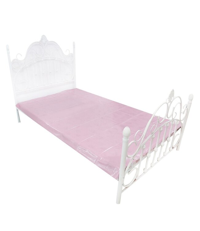 Kiotos PVC Bedlaken Roze 200x220 cm Waterbestendig Glad Oppervlak