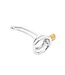 Kiotos Steel Gebogen Holle Penisstick Penisslot Van RVS Met Vergrendelbare Basisring 9cm