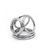 Kiotos Steel Kiotos Steel Aluminium Quad Ring Voor Penis En Testikels - Extra Stimulatie