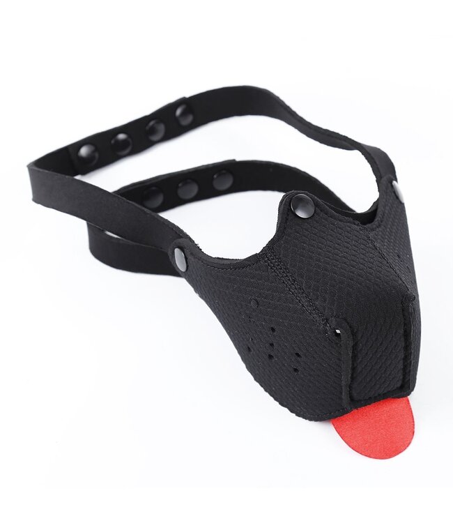Neopreen Hondenhoofdmasker Met Afneembare Muilkorf Voor Puppy Play