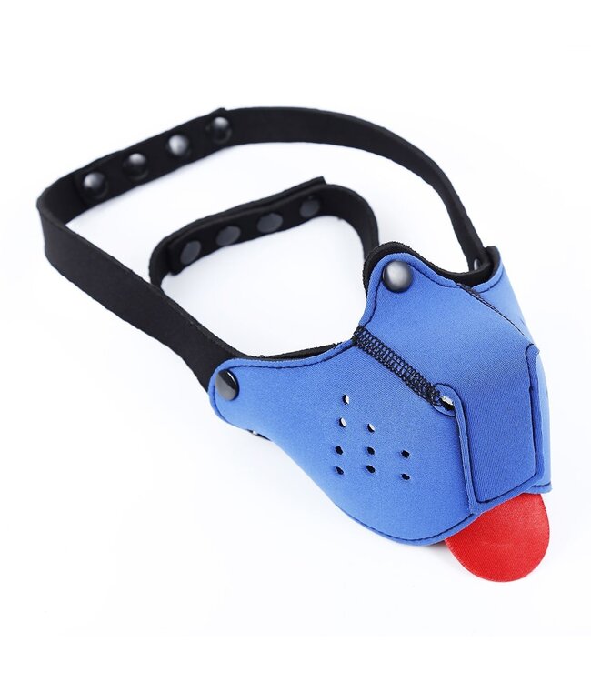 Neopreen Hondenhoofdmasker Met Afneembare Muilkorf Voor Puppy Play