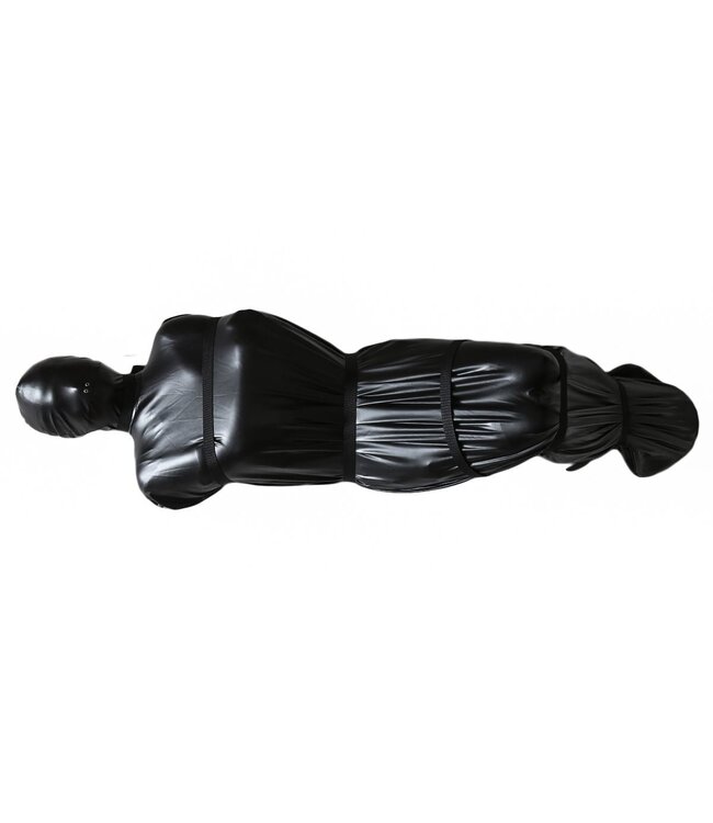 Sichere Body Bag Full Cover Zwangsjacke aus flexiblem PVC - Bequem fesseln