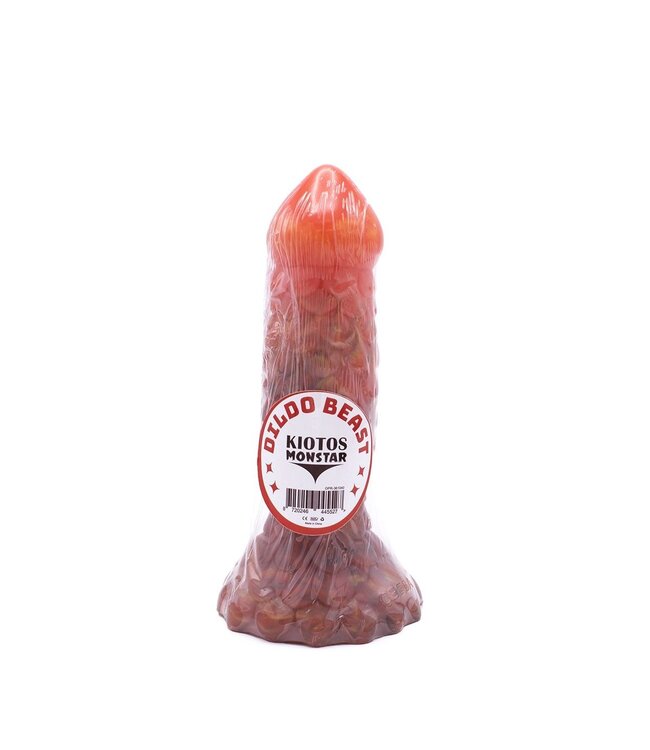 Kiotos Monstar Kiotos Monstar BEAST Dildo 19 cm Medisch Siliconen Met Zuignap Tie Dye