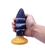 Kiotos Monstar Kiotos Monstar Ribbed Silicone Dildo 17,5 cm Met Zuignap Tie-Dye