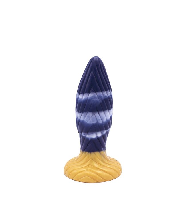 Kiotos Monstar Kiotos Monstar Ribbed Silicone Dildo 17,5 cm Met Zuignap Tie-Dye