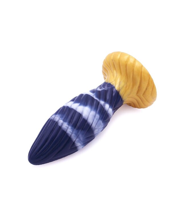 Kiotos Monstar Kiotos Monstar Ribbed Silicone Dildo 17,5 cm Met Zuignap Tie-Dye
